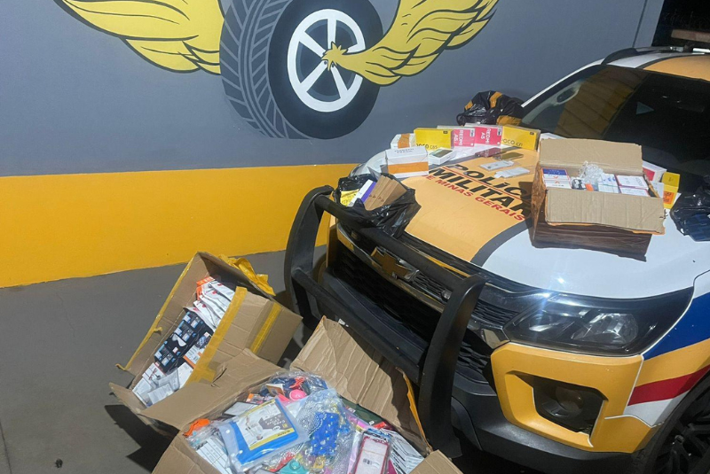 PM Rodoviária desmonta rota de contrabando e descaminho em Patrocínio