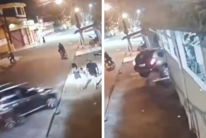 Motorista embriagado atropela casal com criança de 2 anos em calçada de Praia Grande