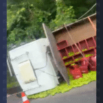 Caminhão carregado com...