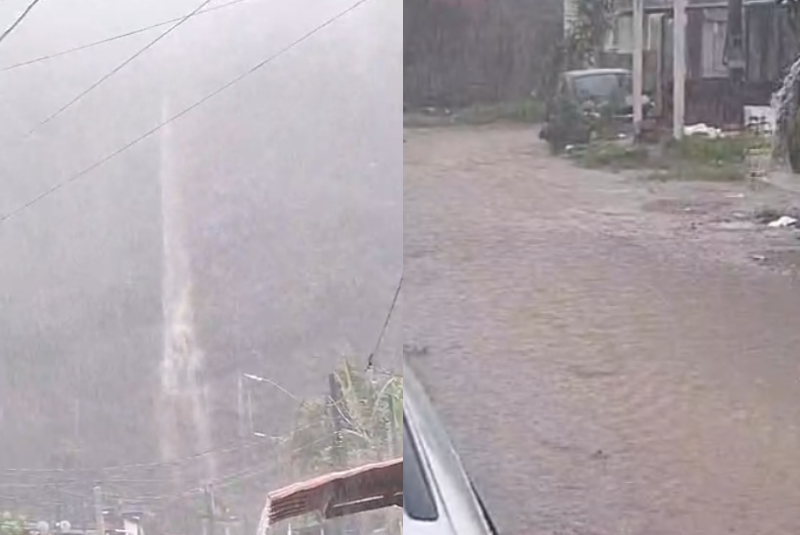 A Defesa Civil de São Paulo emitiu dois alertas extremos e acionou uma sirene de emergência em Guarujá, no litoral de São Paulo...