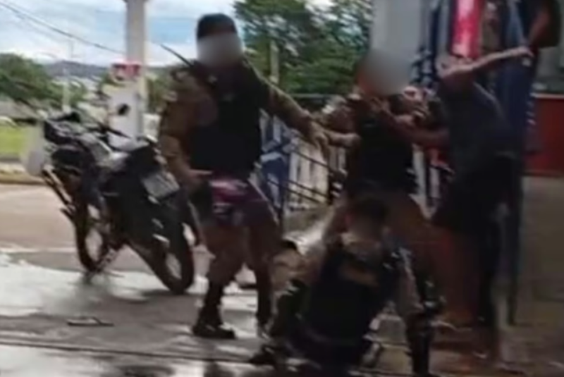Abordagem violenta? Blitz em Patrocínio viraliza e Polícia Militar investiga o caso