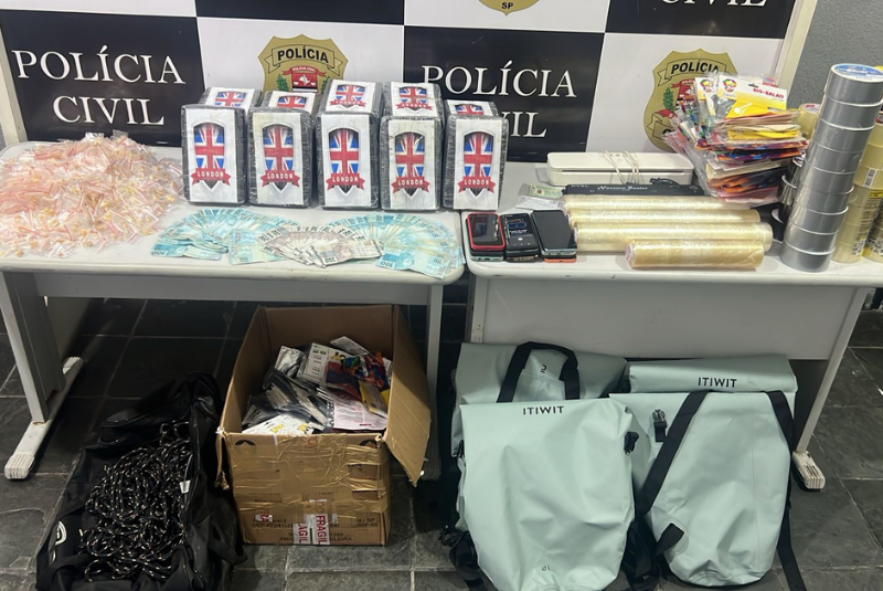 Megaoperação apreende drogas, dinheiro e veículos em Guarujá e Praia Grande