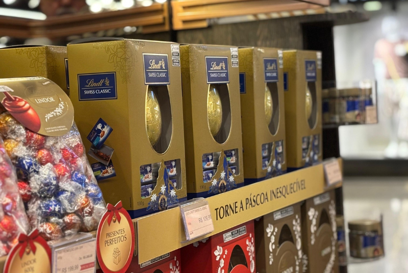 Miramar Shopping aposta em variedade de chocolates e projeta alta nas vendas de Páscoa
