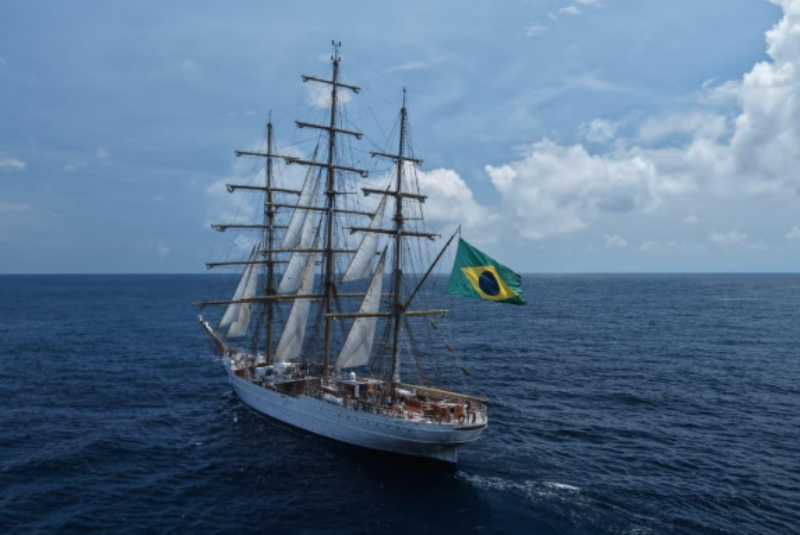 O Navio Veleiro Cisne Branco (U-20), uma das embarcações mais emblemáticas da Marinha do Brasil, retornará ao Porto de Santos no dia 27...