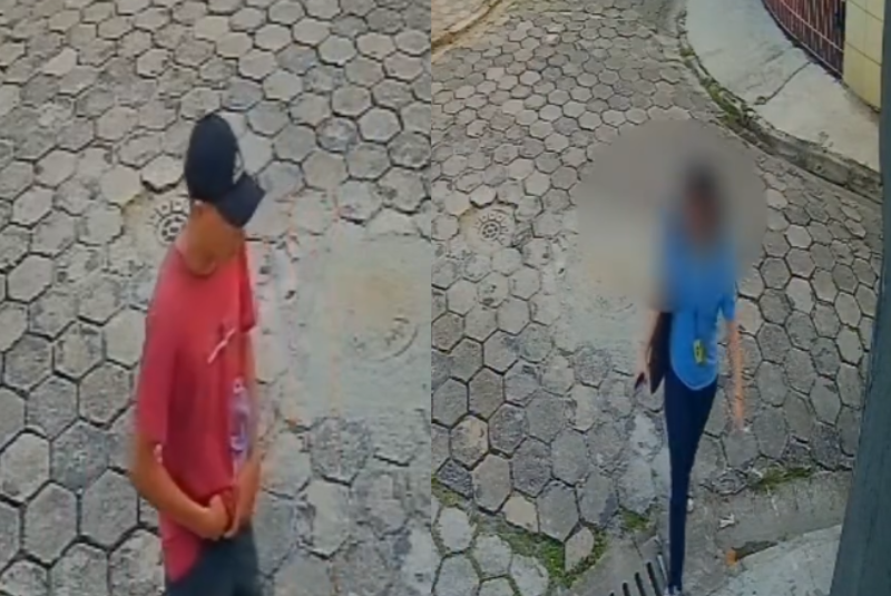Em Cubatão, no Jardim 31 de Março, uma tentativa de assalto foi frustrada graças à presença de testemunhas e uma câmera de segurança.
