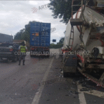 Acidente com quatro...