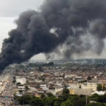 Incêndio de grandes...