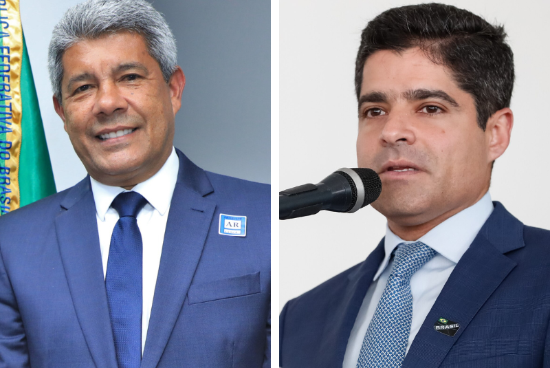 Jerônimo Rodrigues e ACM Neto disputam governo da Bahia Foto: Reprodução