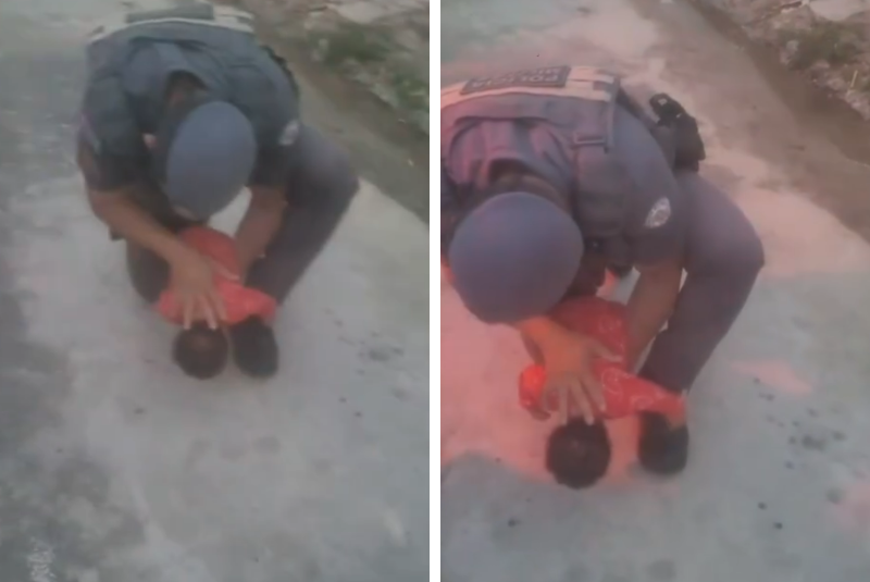 Policiais salvam bebê engasgada após atendimento de emergência em Caraguatatuba