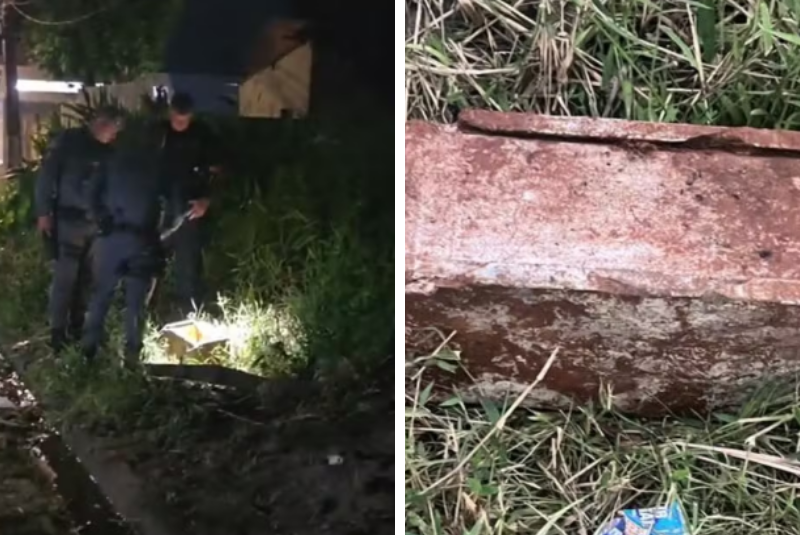 Ossada de bebê é encontrada dentro de caixa em terreno de Itanhaém