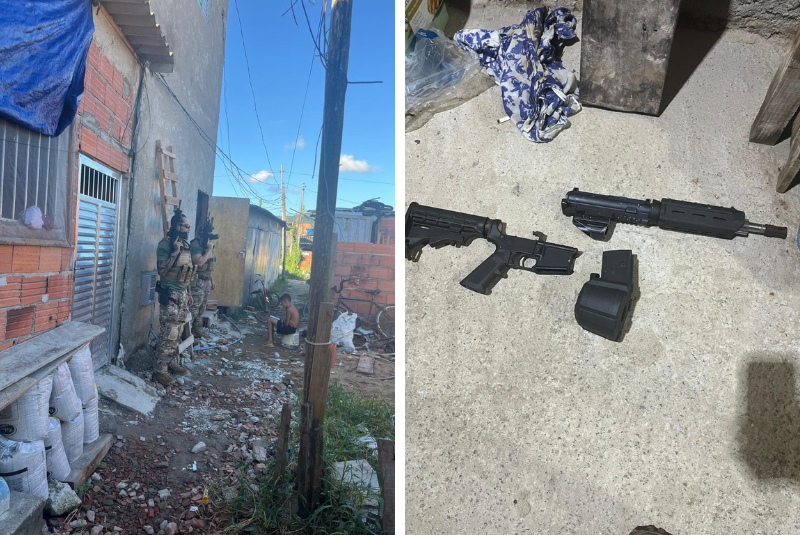 Operação prende 155 foragidos e desmonta laboratório de drogas na Baixada Santista