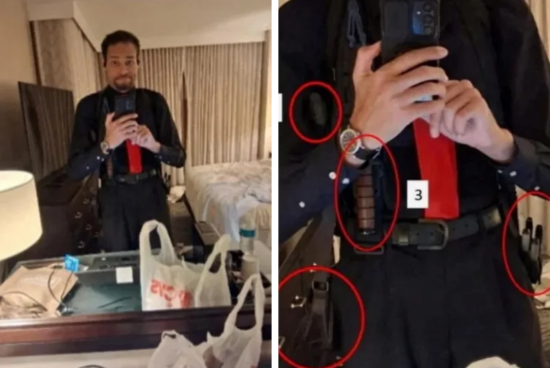 Selfie com armas revela planejamento de ataque contra Trump em jantar oficial