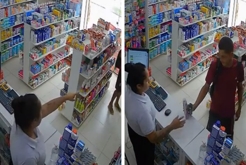 Atendente impede furto em farmácia em Guarapari com firmeza e ameaça: "Aqui é favela também!"