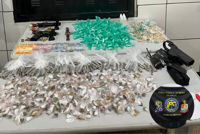 Operação policial em Guarujá termina com dois mortos em confronto e apreensão de armas