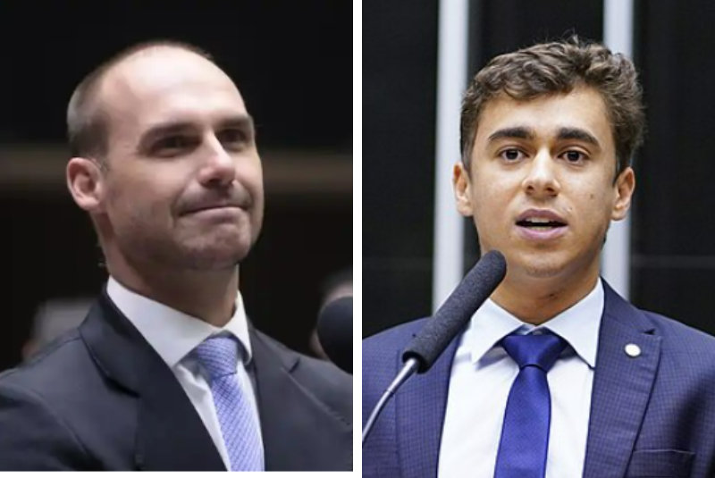 Eduardo Bolsonaro rompe silêncio e dispara sobre desentendimento com Nikolas Ferreira: "Não posso aceitar ser humilhado"