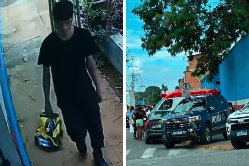 Ex-aluno invade escola e fere professora durante ataque em Suzano