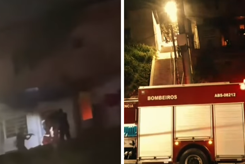 Homem incendeia casa após ataque e é preso por tentativa de feminicídio, em Diadema