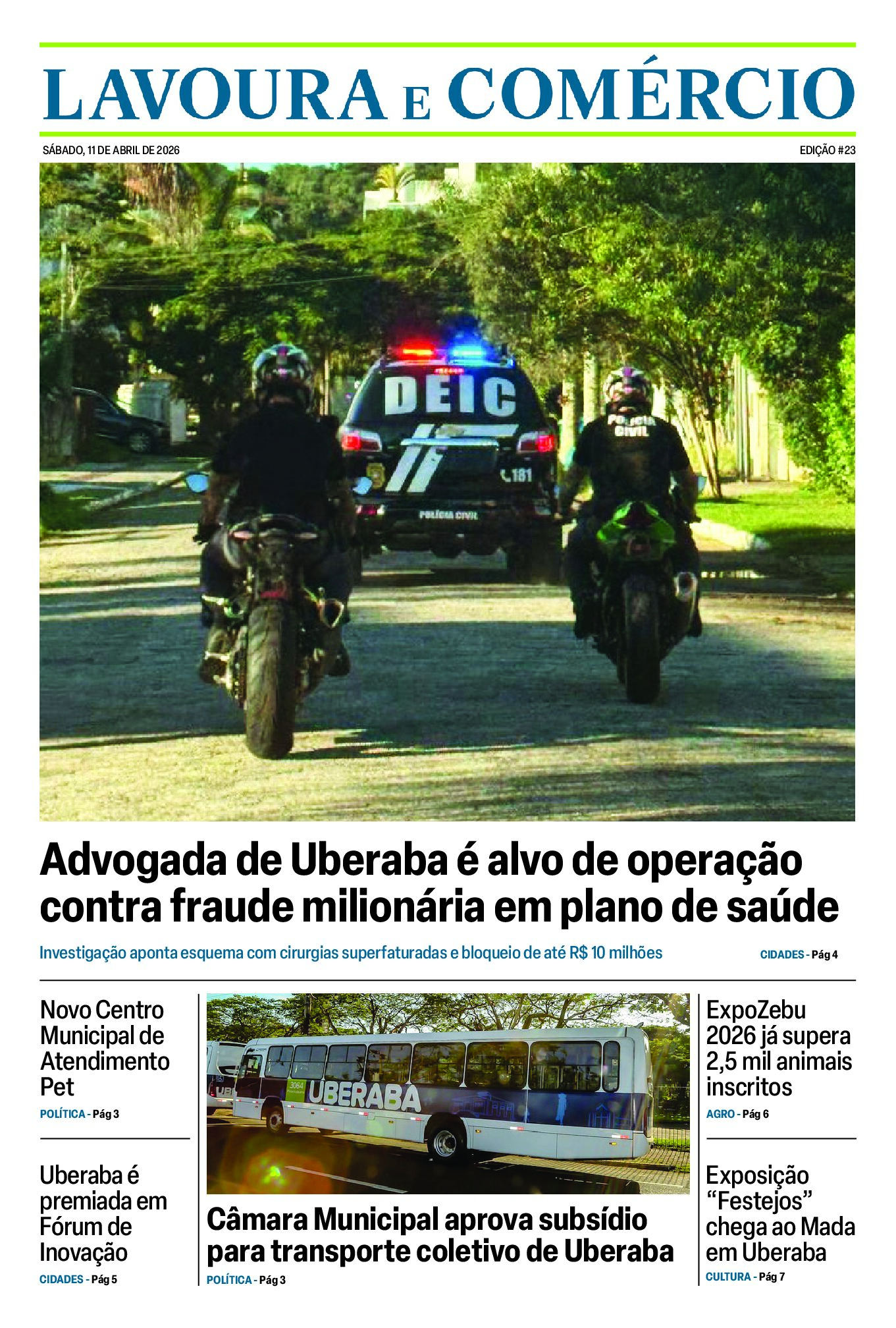 Capa da Revista
