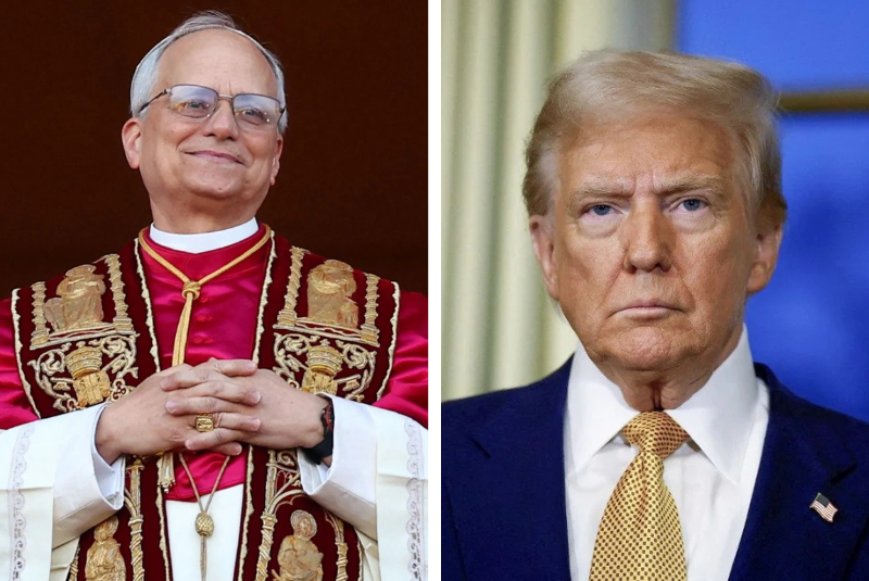 Trump ataca Papa Leão e o chama de fraco