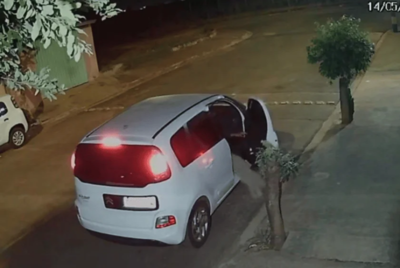 Cachorro é abandonado e corre atrás do carro do tutor em Ribeirão Preto