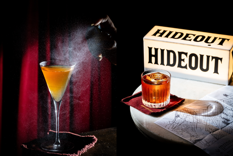 Hideout Speakeasy celebra sete anos com nova carta inspirada em Santos e na cena gastronômica da cidade