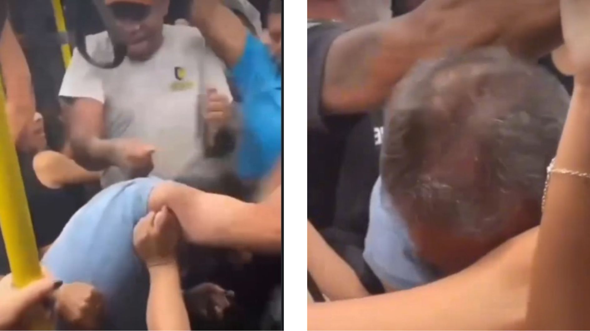 Homem é espancado em ônibus do BRT após acusação de assédio