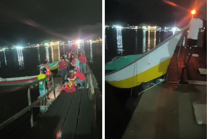 Barco atinge píer em marina de São Vicente e deixa três feridos