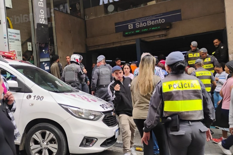 Bebê recebe alta após tiroteio no Metrô São Bento; entenda o caso