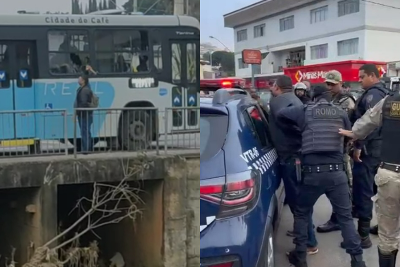 Homem quebra vidros de veículos com martelo em Varginha