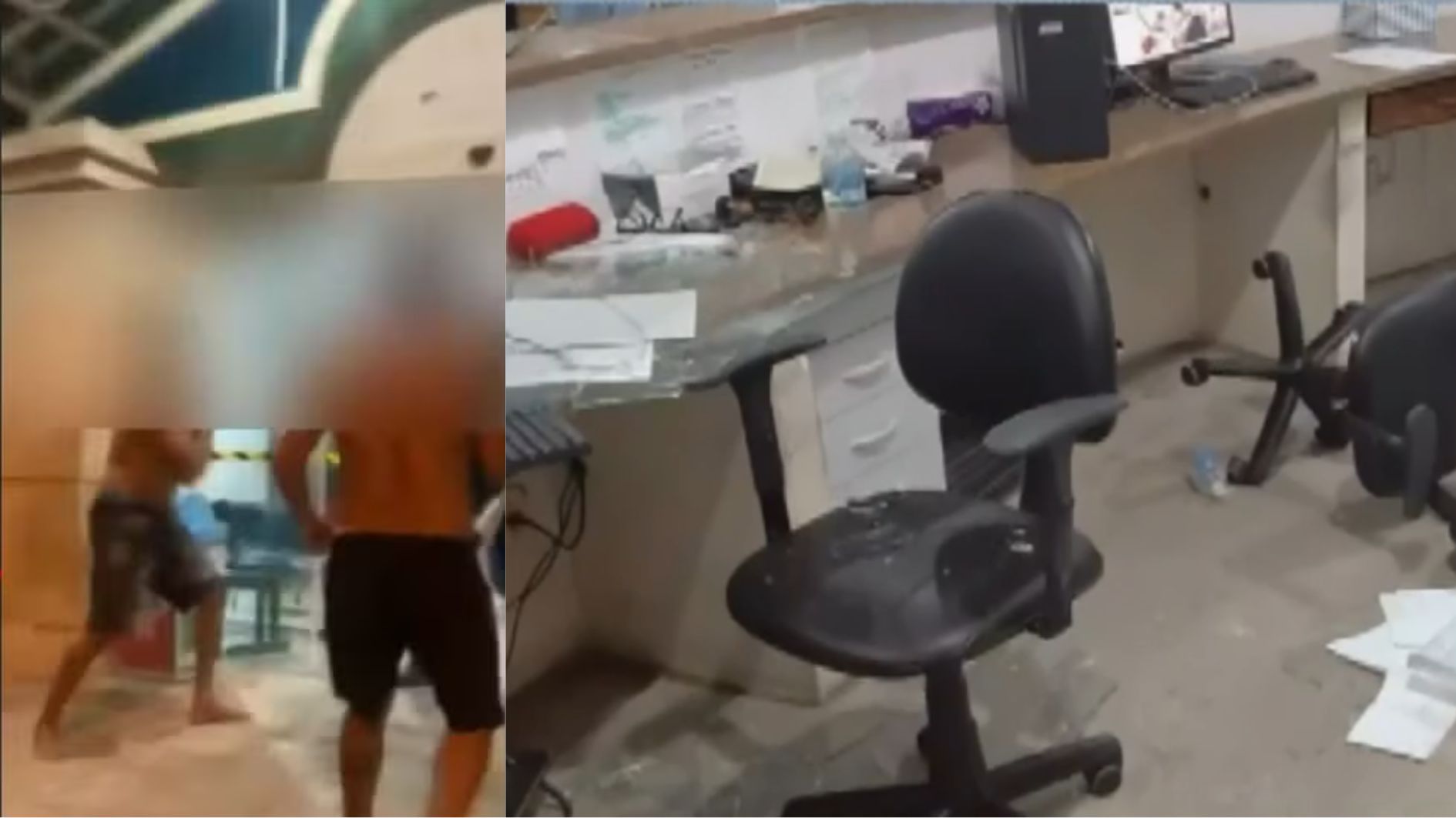 briga entre pacientes em hospital
