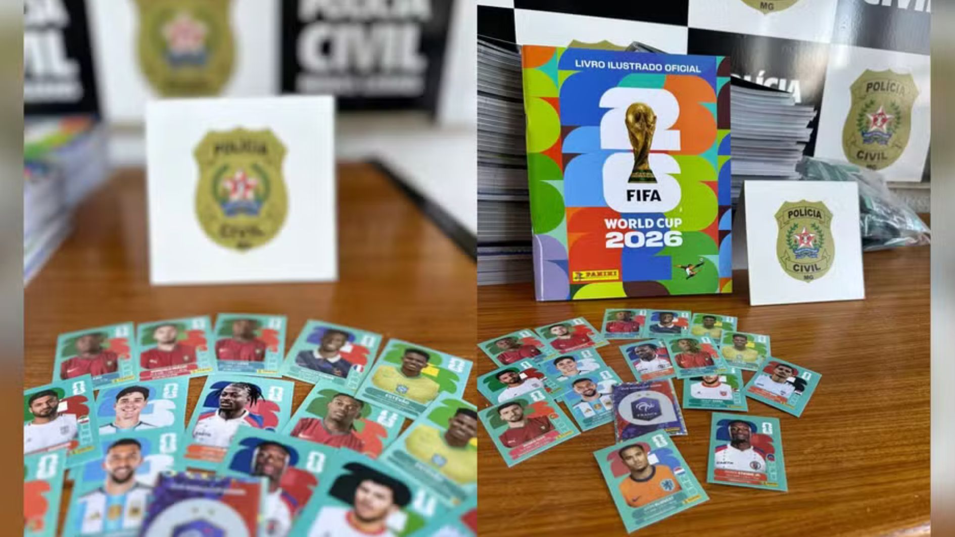 figurinhas falsas da Copa
