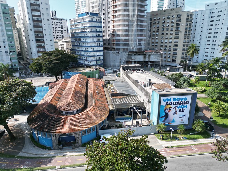 Após atrasos, revitalização do Aquário de Santos entra na reta final