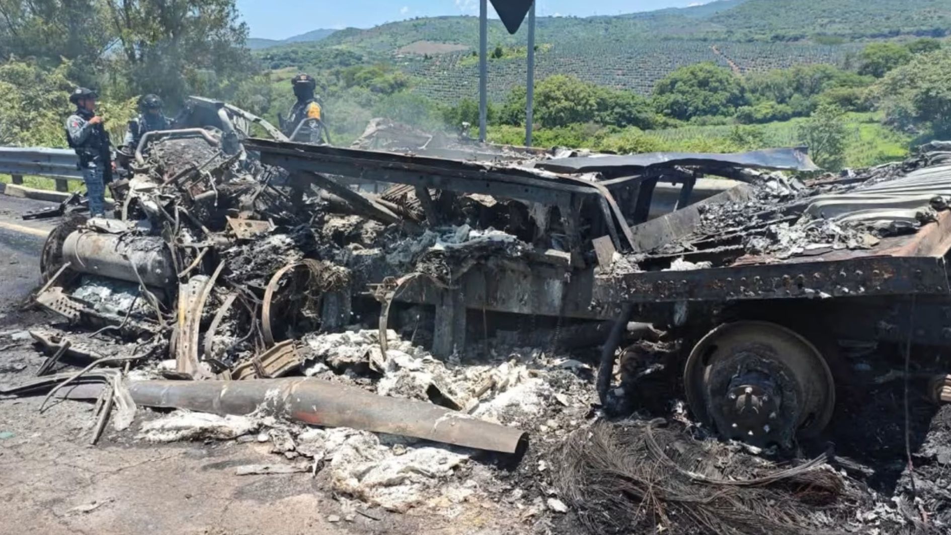 Acidente em rodovia no México