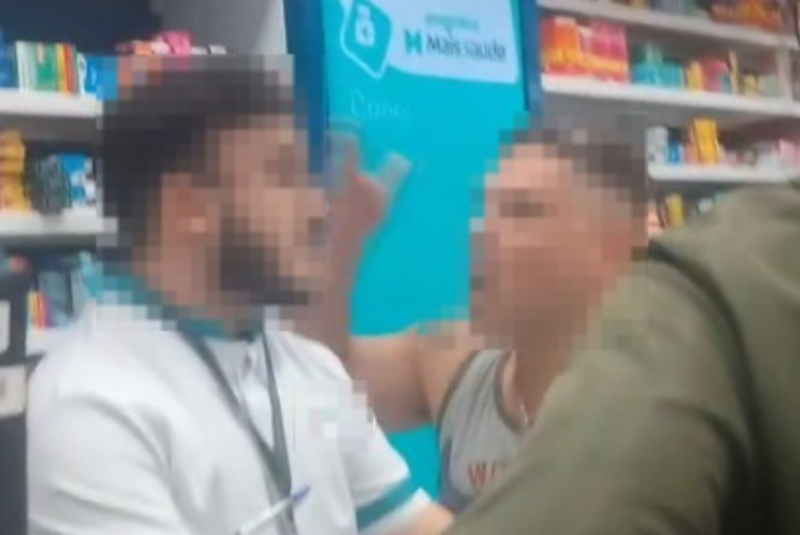 Praia Grande: homem discute com atendente de farmácia após demora no atendimento