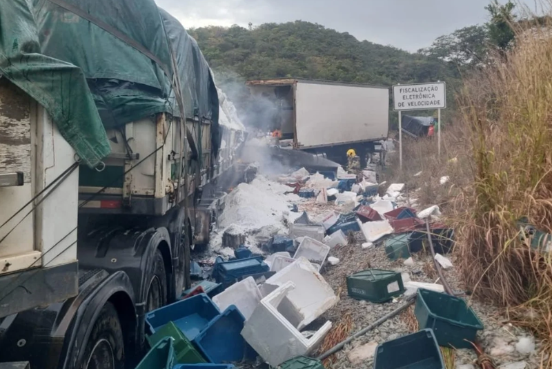 Um grave acidente envolvendo três veículos de carga deixou uma pessoa morta na manhã deste domingo (13), na BR-251, na Serra de Francisco...