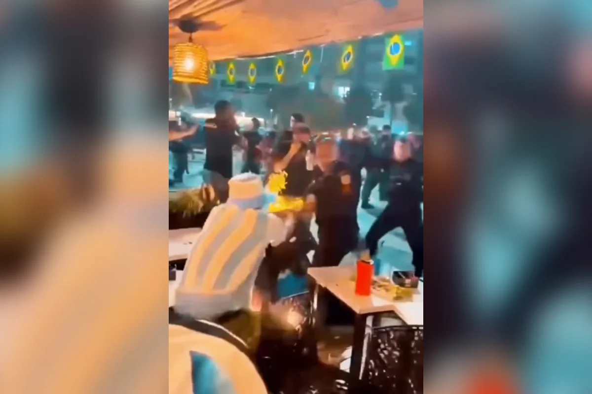Na noite deste domingo (19), as ruas de Copacabana, na Zona Sul do Rio de Janeiro, viraram cenário de pancadaria, correria e vandalismo
