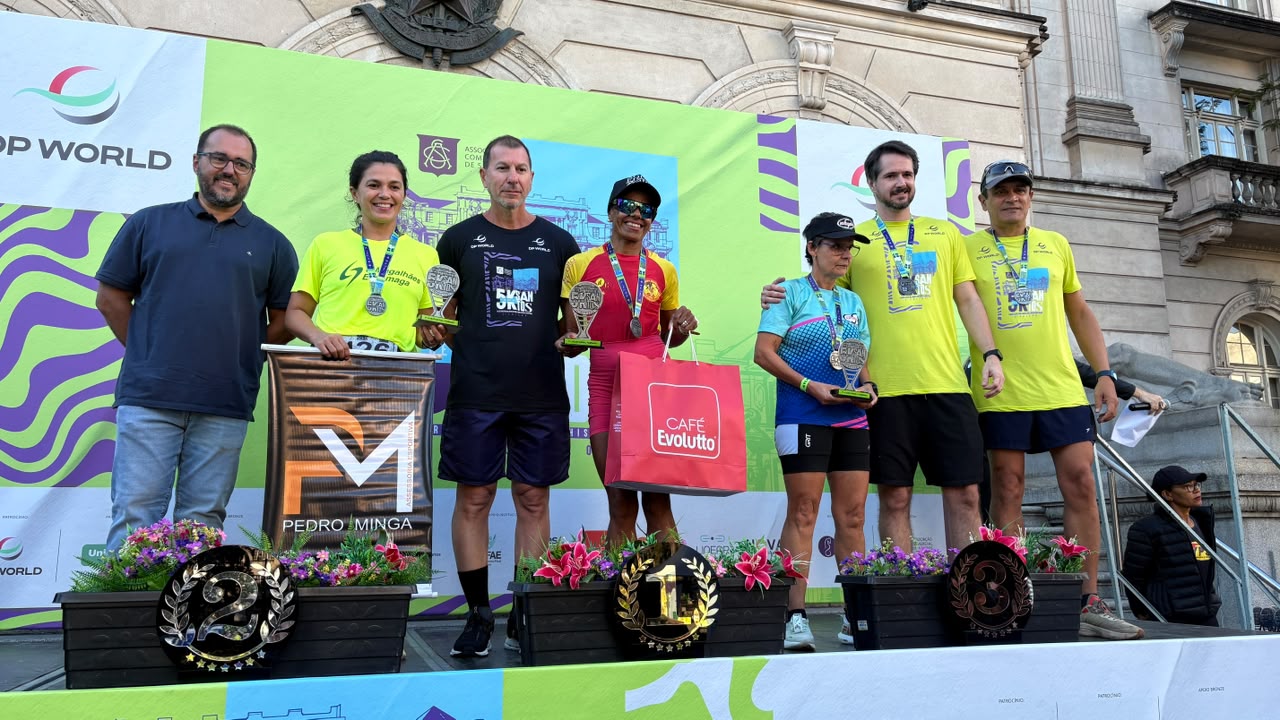 Corrida 5K atrai mais de 1 mil participantes para o Centro Histórico de Santos