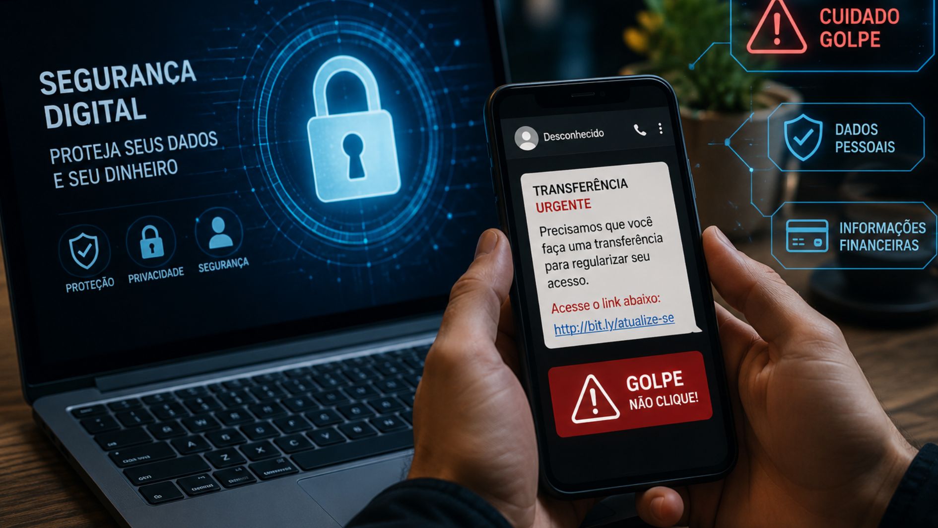 golpes digitais no Brasil