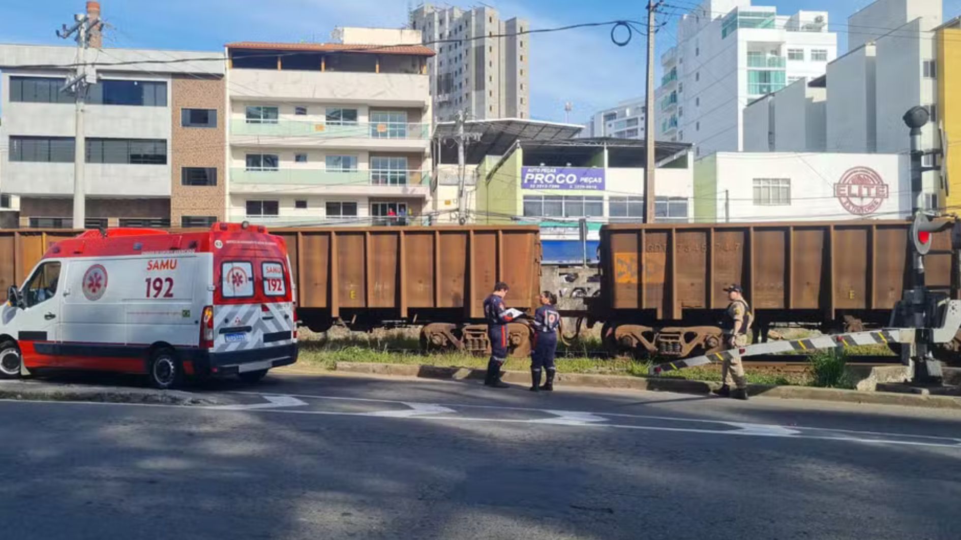 homem morre após ser atingido por trem