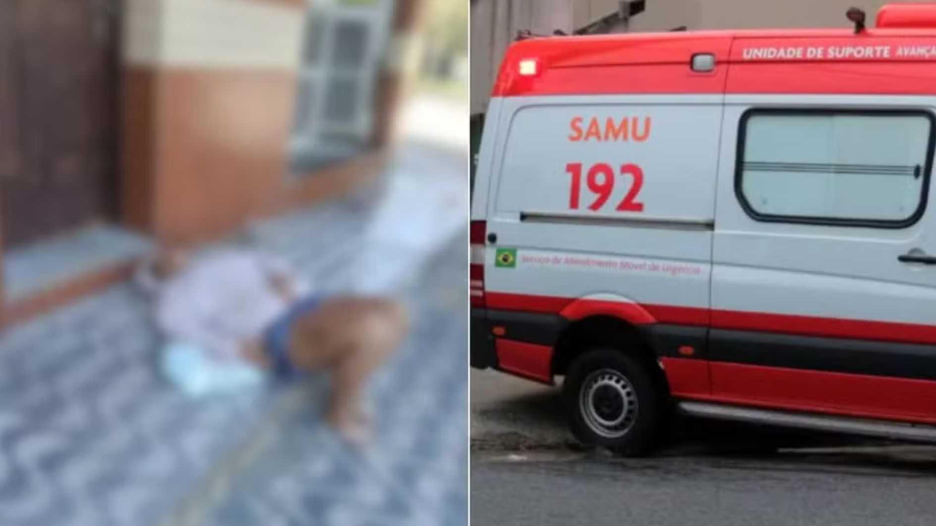 mulher espera mais de uma hora por ambulância do Samu