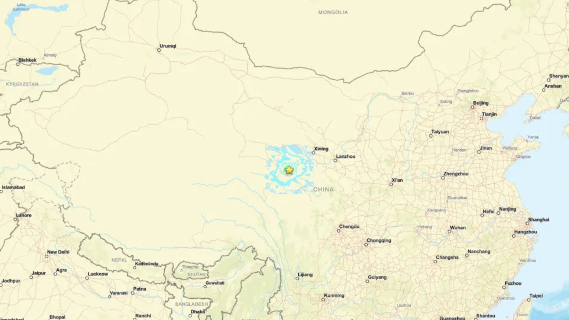 terremotos na China