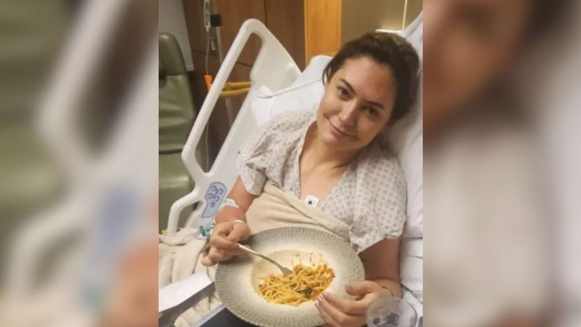 Michelle posta foto no hospital