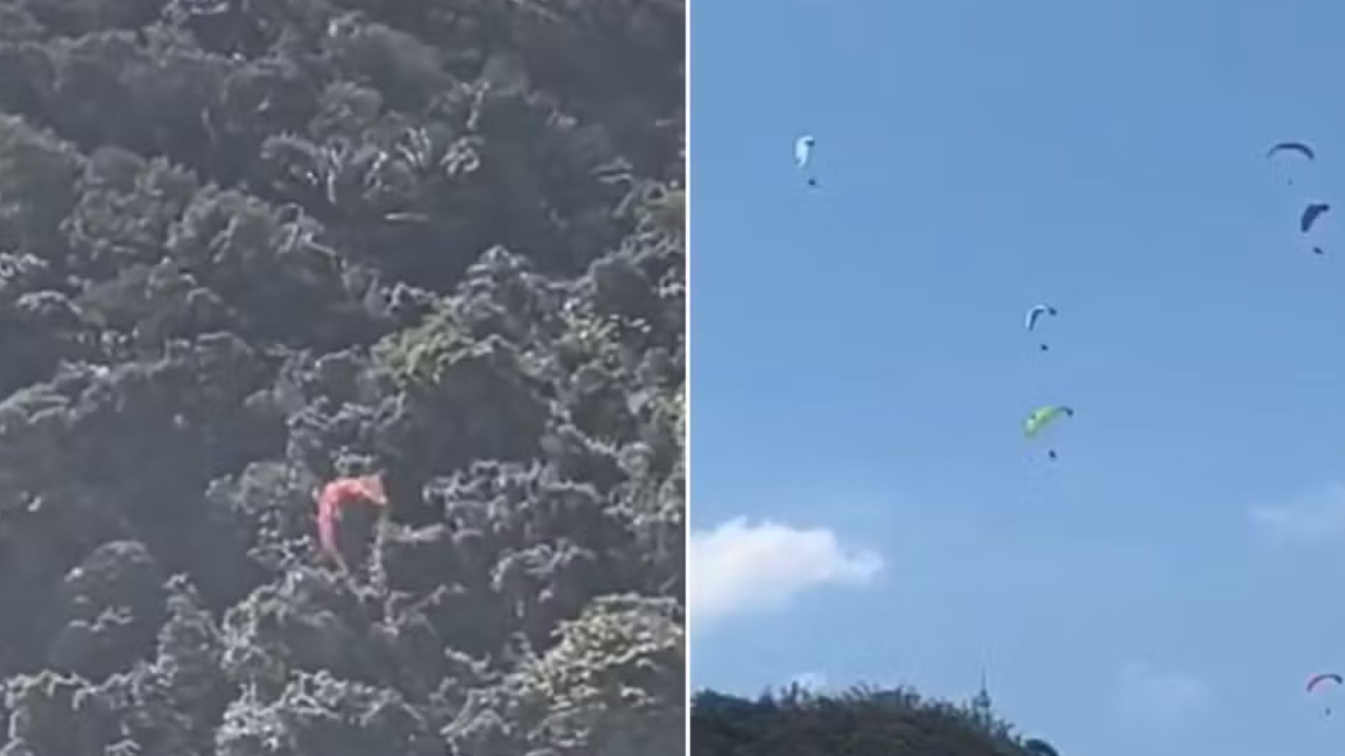 acidente de parapente