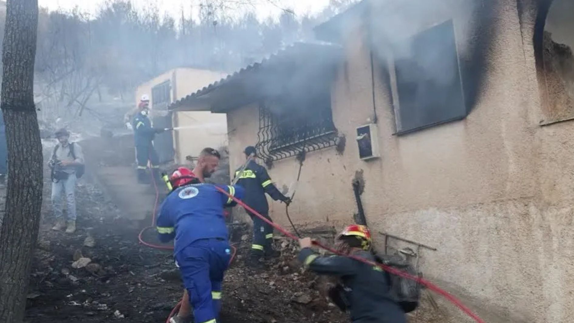incêndio na Grécia