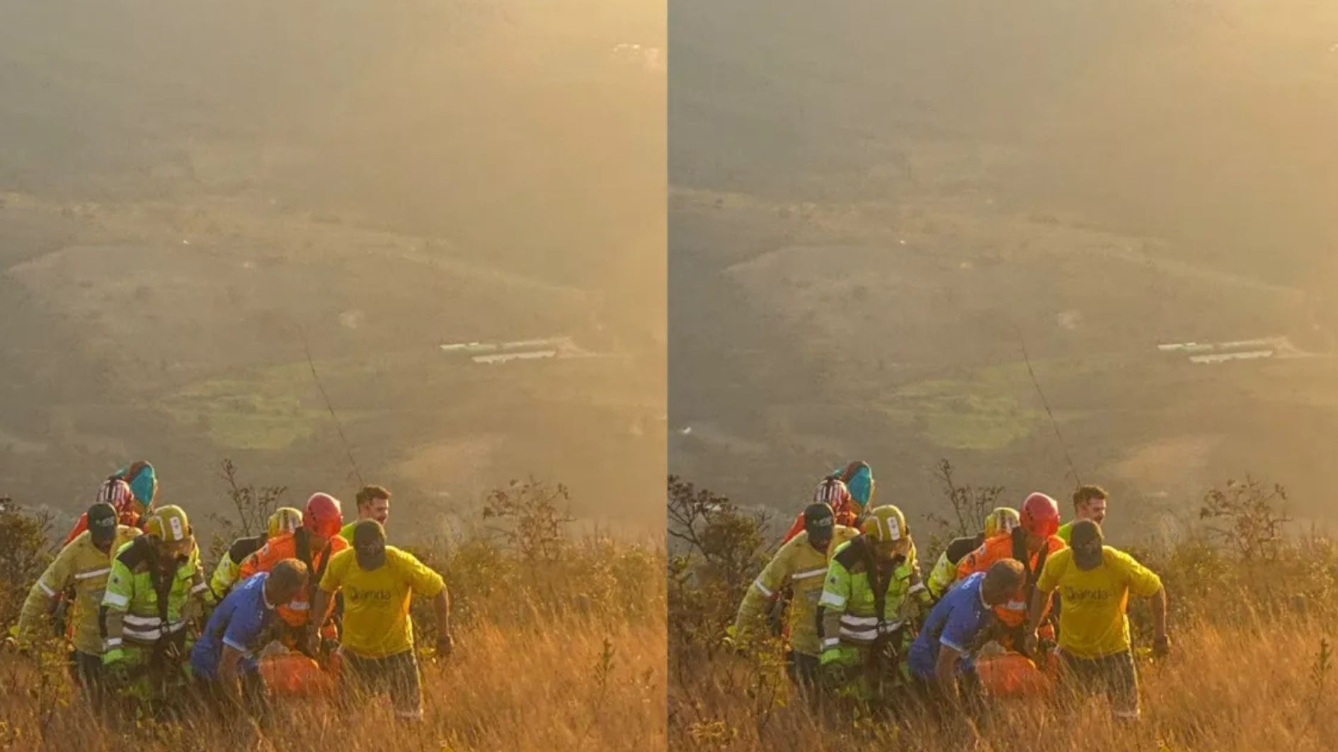 queda de parapente