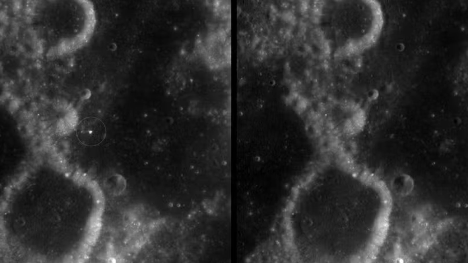 cratera na Lua