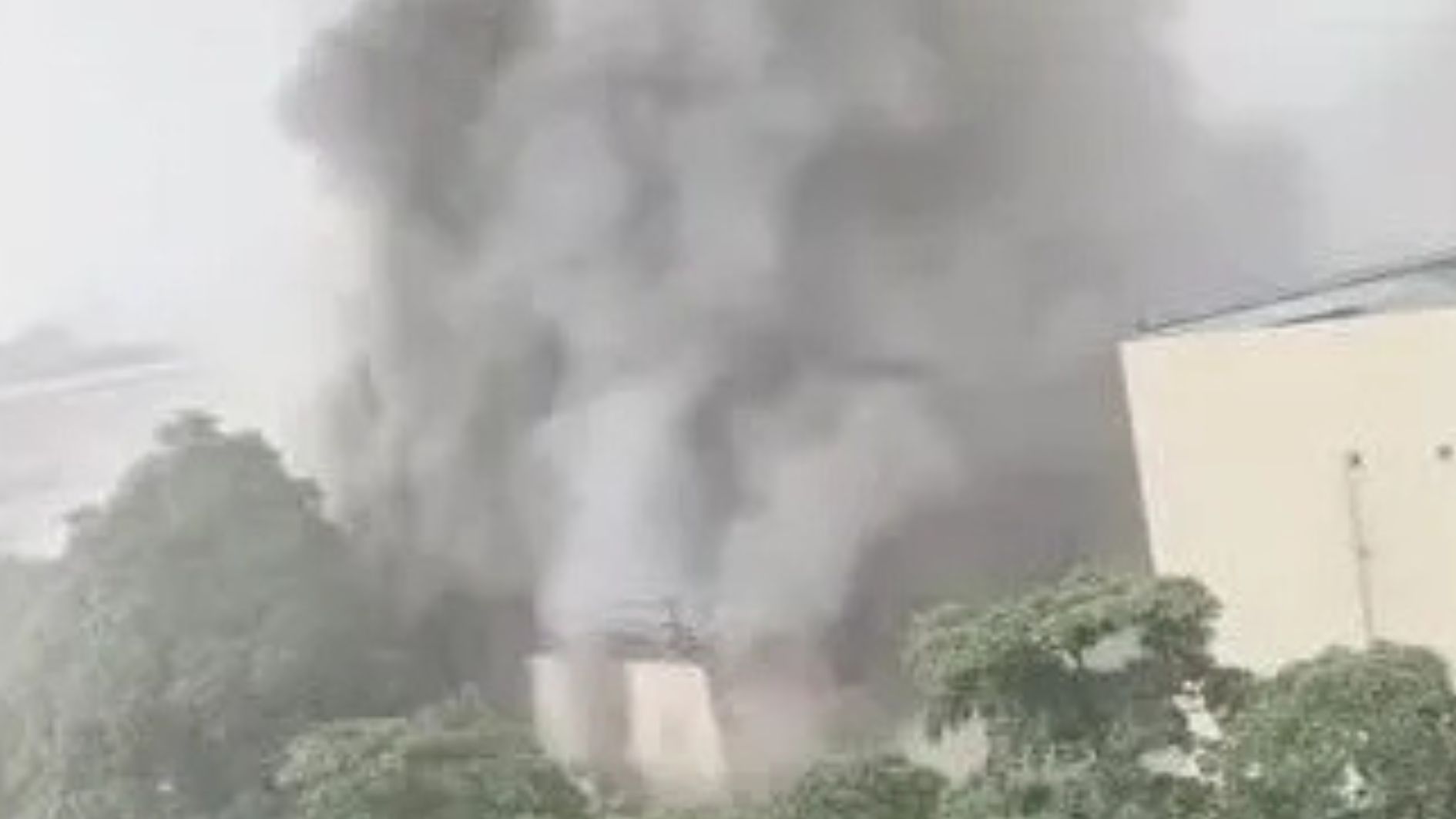 incêndio em fábrica têxtil