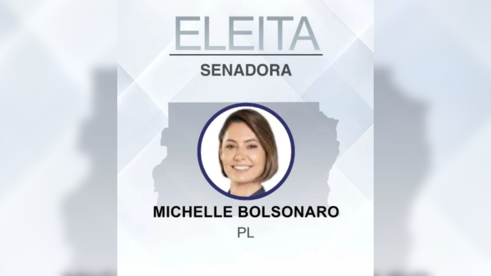 Michelle Bolsonaro eleita senadora