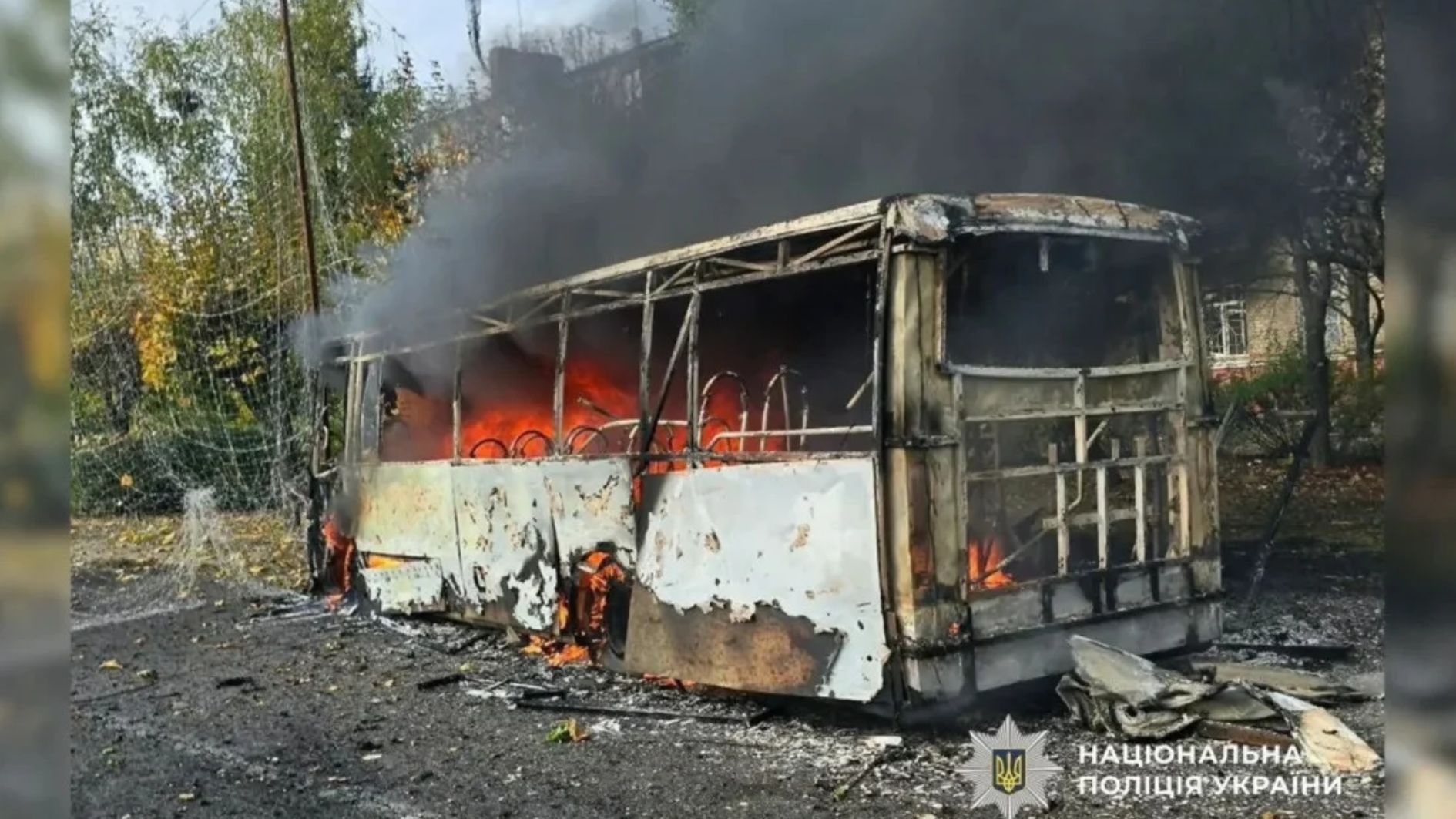 ataque russo a ônibus