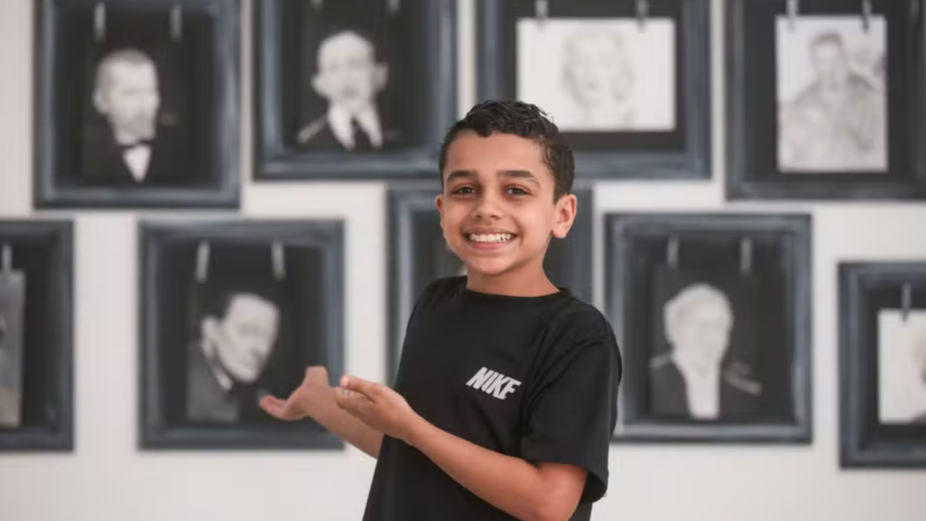 exposição de desenhos em Praia Grande